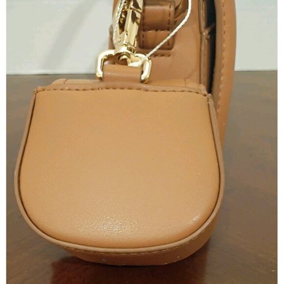 Lululemon CACTUS "LEATHER" MINI BAG CHESTNUT BROWN/GOLD   NWT - Picture 5 of 9